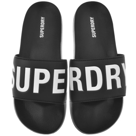 Product Image for Superdry Logo Sliders Black