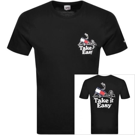 Product Image for Tommy Jeans Philosotee T Shirt Black
