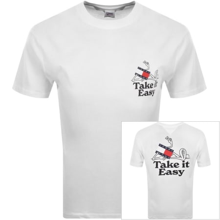 Product Image for Tommy Jeans Philosotee T Shirt White