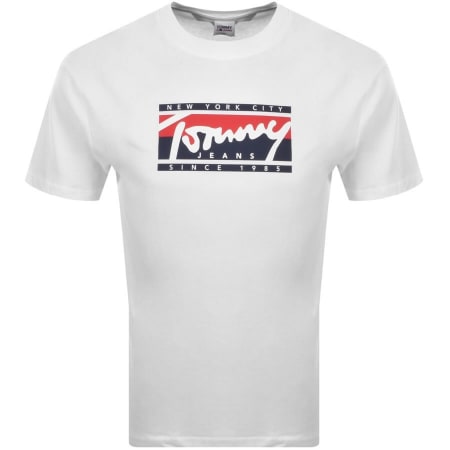 Product Image for Tommy Jeans Logo T Shirt White