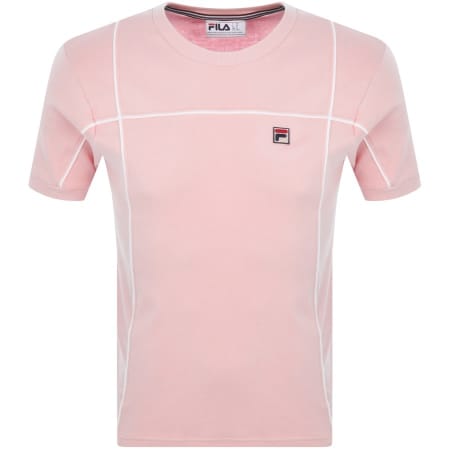 Product Image for Fila Vintage Terrinda Crew Neck T Shirt Pink