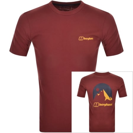 Product Image for Berghaus Mont Blanc T Shirt Burgundy