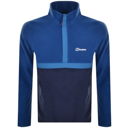 Product Image for Berghaus Aslam Micro Fleece Sweatshirt Blue