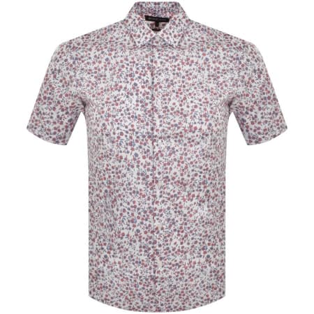 Product Image for Michael Kors Short Sleeved Garden Floral Shirt Whi
