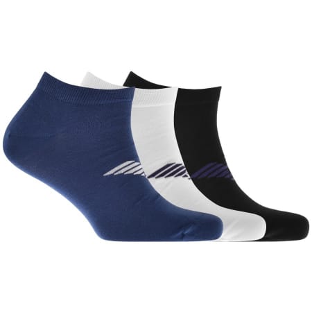 Product Image for Emporio Armani 3 Pack Trainer Socks White
