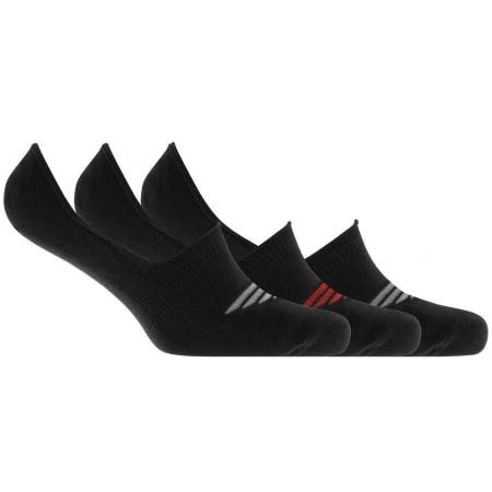 Product Image for Emporio Armani 3 Pack Trainer Socks Black