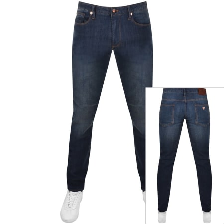 Product Image for Emporio Armani J06 Slim Jeans Dark Wash Navy