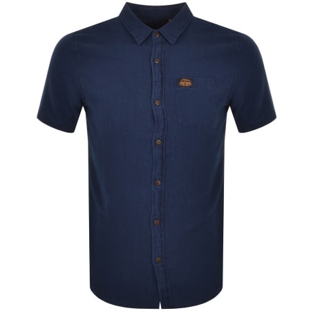 Product Image for Superdry Vintage Short Sleeved Shirt Navy