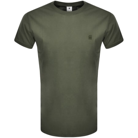Product Image for G Star Raw Lash Logo T Shirt Khaki