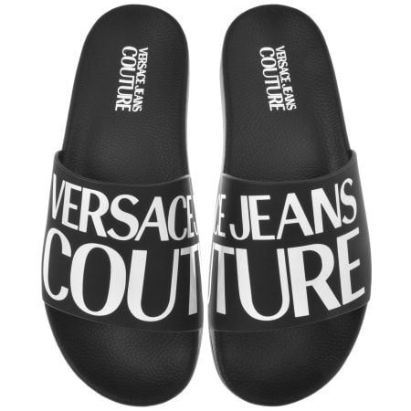 Product Image for Versace Jeans Couture Logo Sliders Black