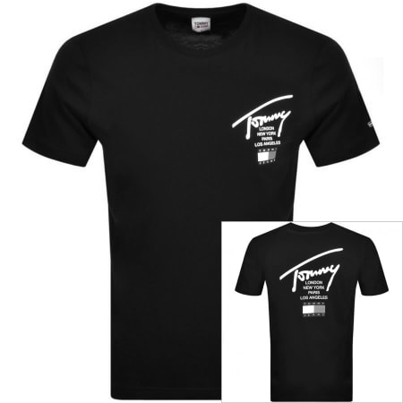 Product Image for Tommy Jeans Essential Logo T Shirt Black