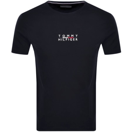 Product Image for Tommy Hilfiger Logo T Shirt Navy