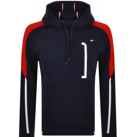 Product Image for Tommy Hilfiger Logo Pullover Hoodie Navy