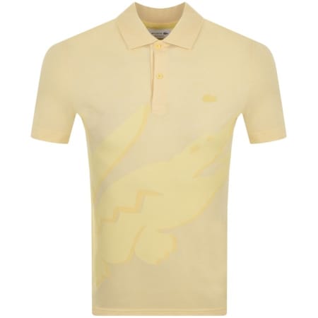 Product Image for Lacoste Short Sleeved Polo T Shirt Yellow