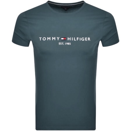 Product Image for Tommy Hilfiger Logo T Shirt Blue