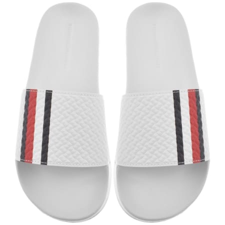 Product Image for Tommy Hilfiger Corporate Monogram Sliders White