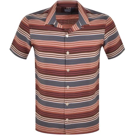 Product Image for PS By Paul Smith Striped Short Sleeved Shirt Blue