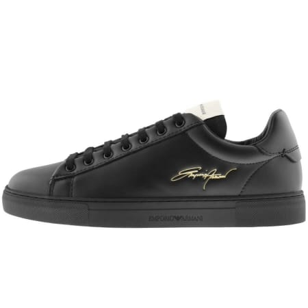 Product Image for Emporio Armani Logo Trainers Black