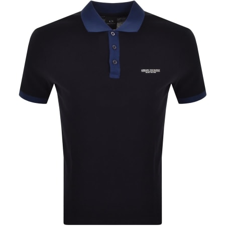 Product Image for Armani Exchange Short Sleeved Polo T Shirt Navy