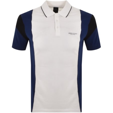 Product Image for Armani Exchange Short Sleeved Polo T Shirt White