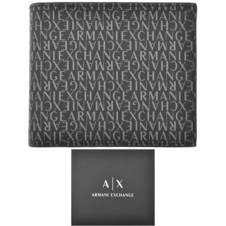 Product Image for Armani Exchange Bifold Logo Wallet Black