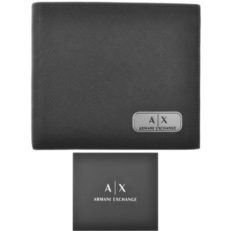 Product Image for Armani Exchange Bifold Logo Wallet Black