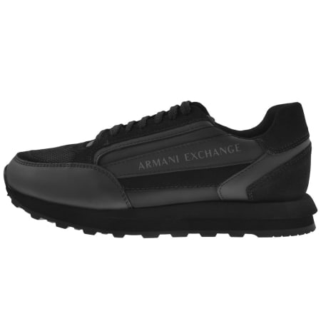 Product Image for Armani Exchange Logo Trainers Black