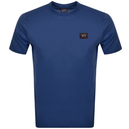 Product Image for Paul And Shark Short Sleeved Logo T Shirt Blue