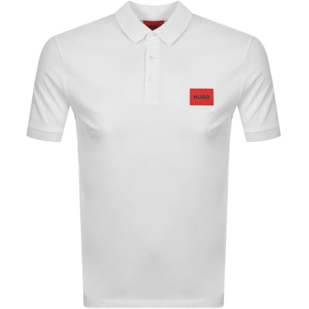 Product Image for HUGO Dereso 222 Polo T Shirt White