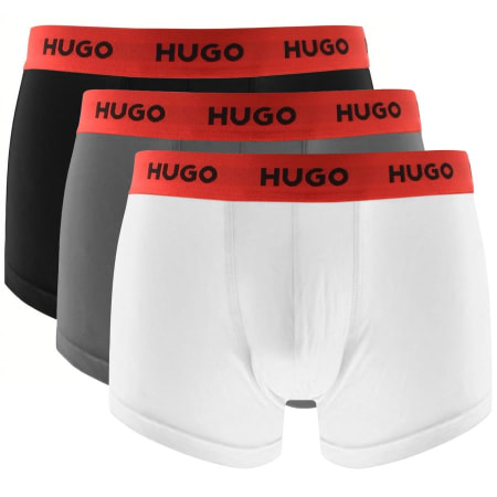 Product Image for HUGO Triple Pack Boxer Trunks Black