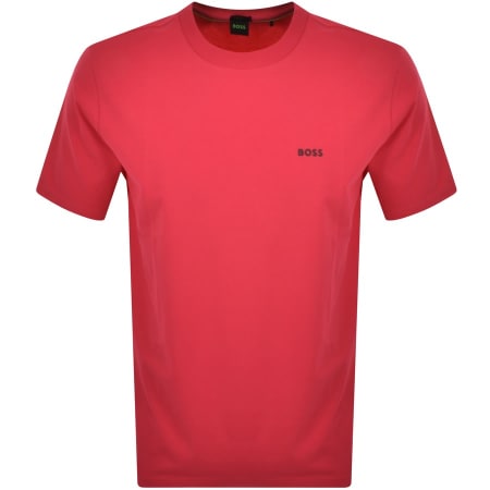 Product Image for BOSS Logo T Shirt Pink