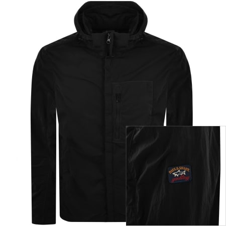 Product Image for Paul And Shark Hooded Eco Jacket Black