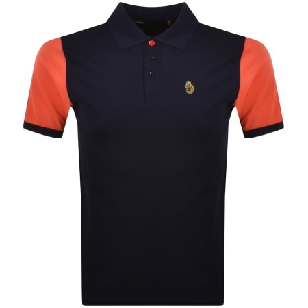 Product Image for Luke 1977 Selecter Short Sleeve Polo T Shirt Navy