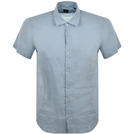 Product Image for BOSS Rash 1 Short Sleeved Shirt Blue