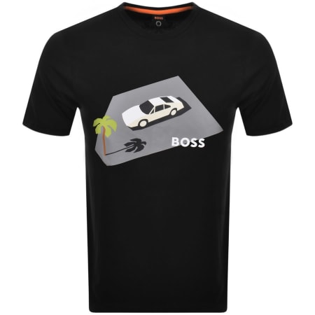 Product Image for BOSS Car Graphic T Shirt Black