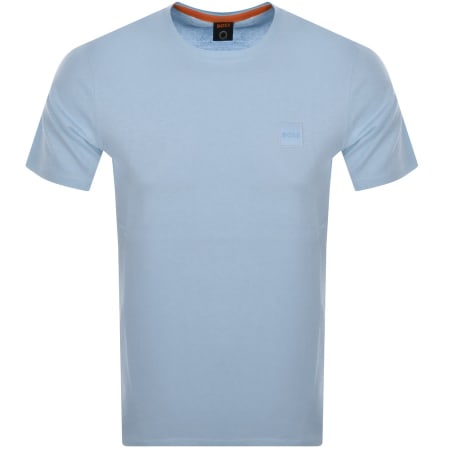 Product Image for BOSS Tales Logo T Shirt Blue