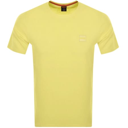 Product Image for BOSS Tales Logo T Shirt Yellow