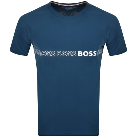 Product Image for BOSS Short Sleeved Slim Fit T Shirt Green