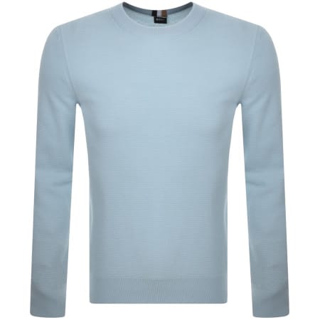 Product Image for BOSS Ecaio Knit Jumper Blue