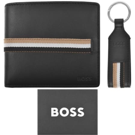 Product Image for BOSS Key Line Wallet And Keyring Set Black