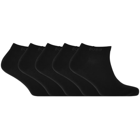 Product Image for BOSS Five Pack Trainer Socks Black