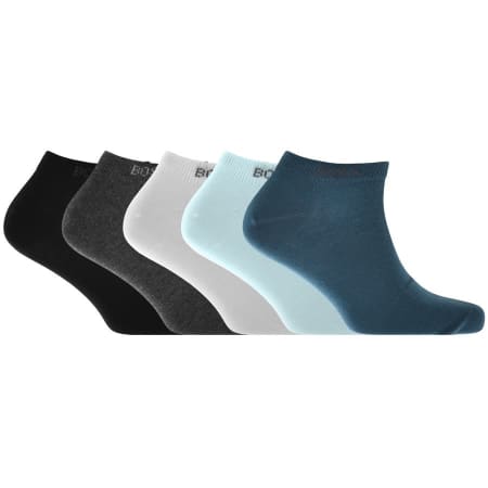 Product Image for BOSS Five Pack Trainer Socks Blue