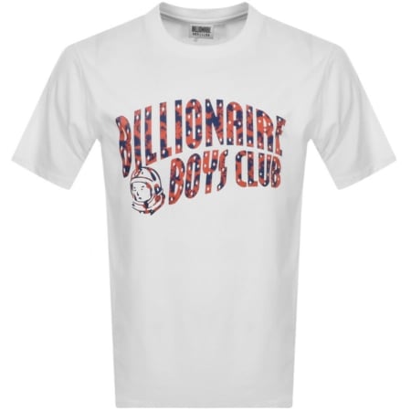 Product Image for Billionaire Boys Hibiscus Arch Logo T Shirt White