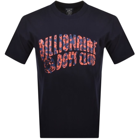 Product Image for Billionaire Boys Hibiscus Arch Logo T Shirt Navy
