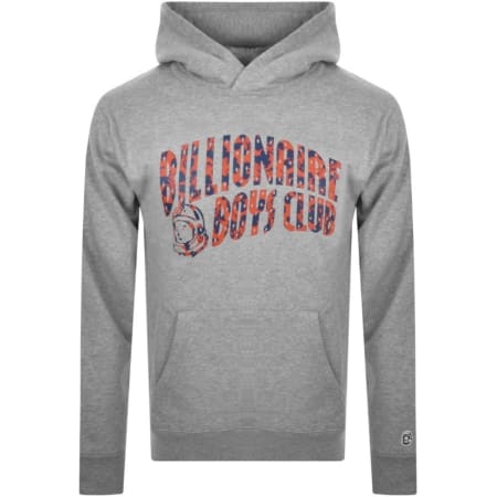 Product Image for Billionaire Boys Hibiscus Arch Logo Hoodie Grey