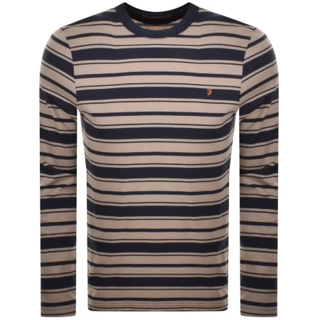 Product Image for Farah Vintage Elvis Long Sleeve T Shirt Navy