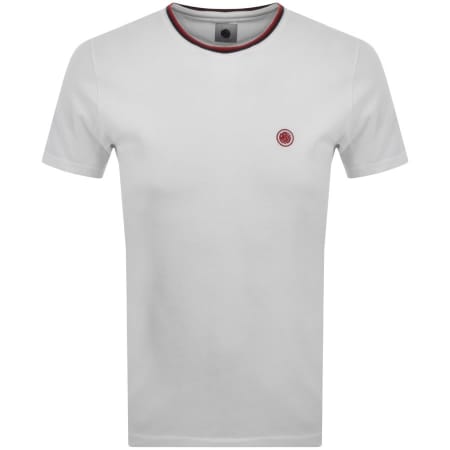 Product Image for Pretty Green Tilby Stripe T Shirt White