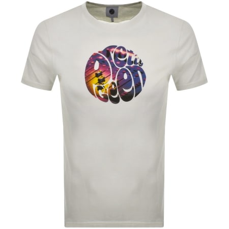 Product Image for Pretty Green Mixer Logo T Shirt Off White