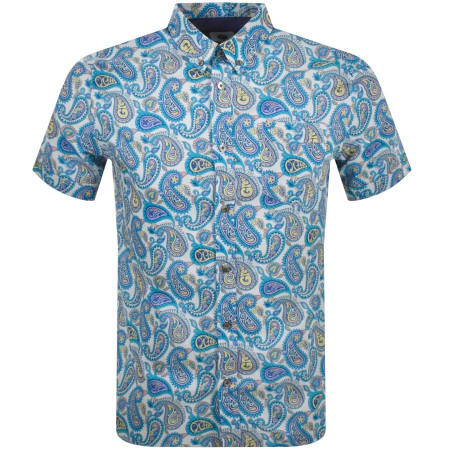 Product Image for Pretty Green Campbell Paisley Shirt Blue