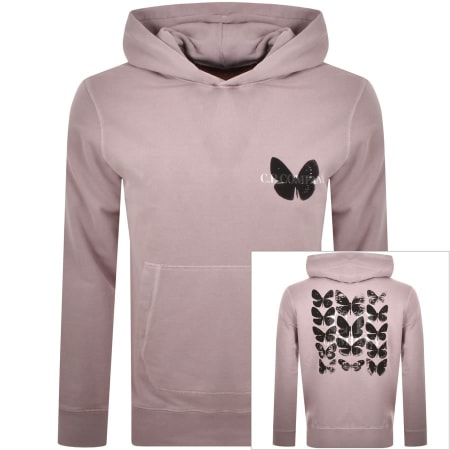 Product Image for CP Company Specimen Logo Hoodie Pink